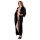 Cottelli - Satin Bademantel (schwarz) - L/XL
