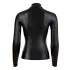 Cottelli - Glänzender Langarm-Body Damen (schwarz)