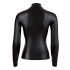 Cottelli - Glänzendes Langarm-Oberteil für Damen (Schwarz) - XL