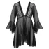 Passion Eco Primula - Spitzenrobe und Tanga (Schwarz)