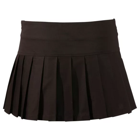 Cottelli - Gefalteter Minirock (schwarz) - XL