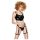 Black Level - Lack-Kleid Set (schwarz) - M
