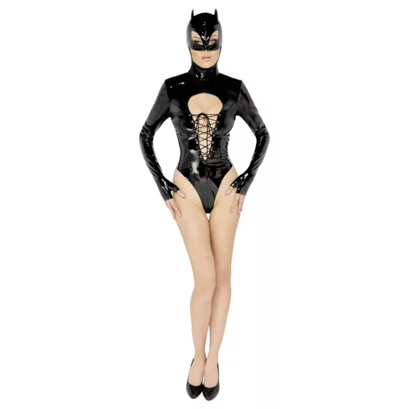 Black Level - Langarm-Body „Batwoman“ (schwarz)