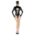 Black Level - Langarm-Body „Batwoman“ (schwarz)