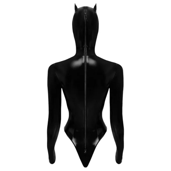 Black Level - Langarm-Body „Batwoman“ (schwarz)