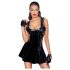 Noir - Rüschen-Minikleid (schwarz)