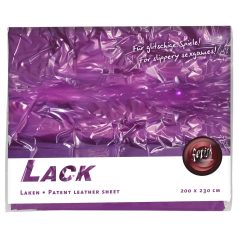 Lackbettlaken - 200x220cm (lila)