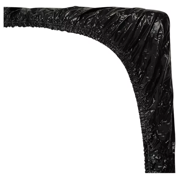 Fetisch - Lack-Bettlaken - mit Gummizug - 160 x 200 cm (schwarz)