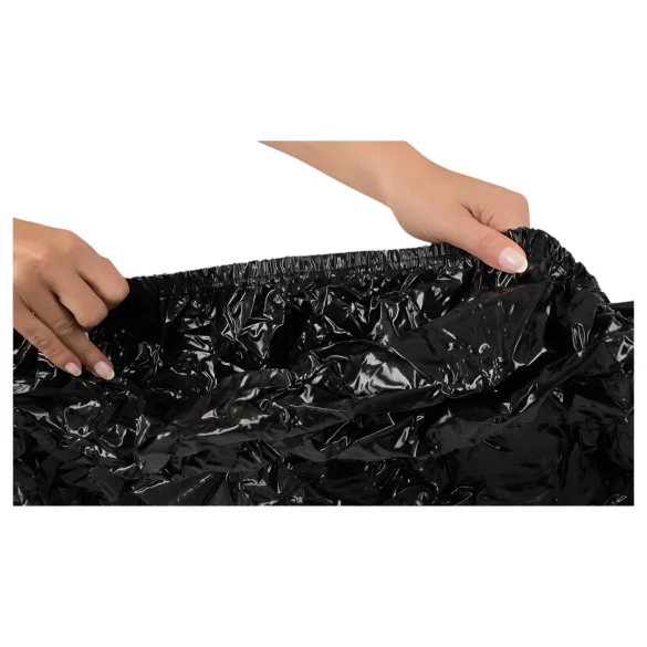 Fetisch - Lack-Bettlaken - mit Gummizug - 160 x 200 cm (schwarz)
