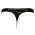 Black Level - Klassischer Lack-Tanga für Herren (Schwarz) - M