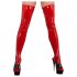 LATEX - Damenstrumpfhose (rot) - S/M