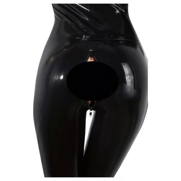 Late X Damen-Jumpsuit mit langen Ärmeln (schwarz) - M