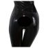 Damen-Latexanzug in Schwarz, langärmlig - 2XL