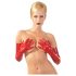 LATEX - lange, unisex Handschuhe (rot) - M