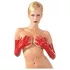 Latex lange, unisex Handschuhe (rot) - XL