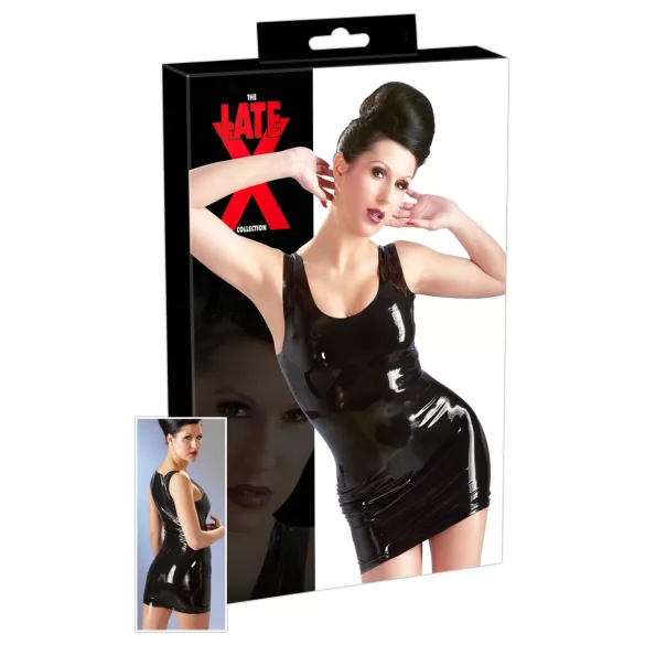 Late X ärmelloses Minikleid (schwarz) - S