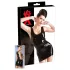 Late X ärmelloses Minikleid (schwarz) - S