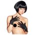 LATEX - kurze, unisex Handschuhe (schwarz) - L