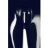 LATEX - Reißverschluss-Leggings (schwarz) - L