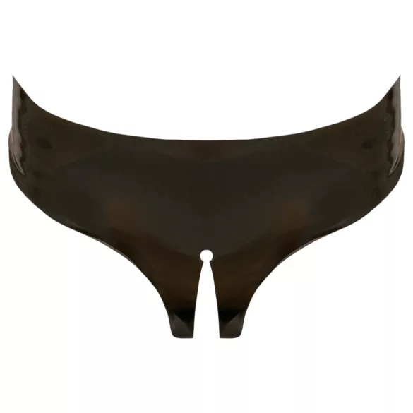 Late X schwarzer komplett offener Damen-Slip (S-L)