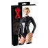 LATEX - Langarm Damen-Body (Schwarz) - M