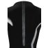 LATEX - Langarm Damen-Body (Schwarz) - M