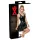 LATEX - Minikleid mit Rüschensaum (schwarz) - XL