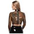 LATEX - transparenter Latex-Top (transparent-schwarz)