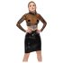 LATEX - transparenter Latex-Top (transparent-schwarz)