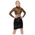 LATEX - Durchsichtiger Latex-Oberteil (durchsichtig-schwarz) - S-L - XL