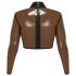LATEX - Durchsichtiger Latex-Oberteil (durchsichtig-schwarz) - S-L - XL