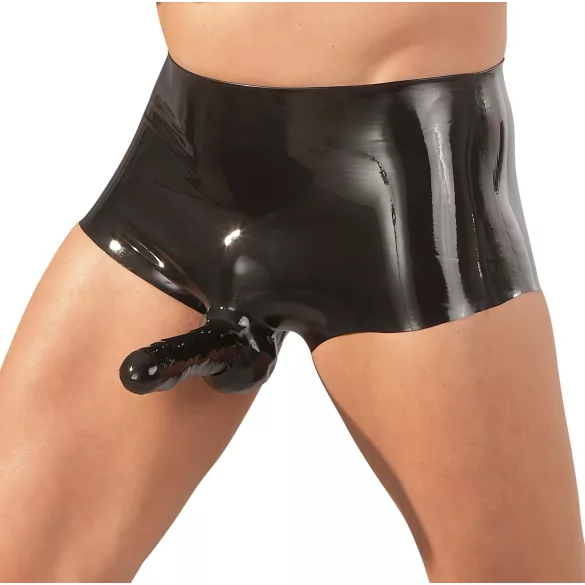 LATEX - Boxer + Penishülle (schwarz)