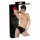 Latex Damen-Slip mit integriertem Dildo (schwarz) - M