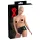 Latex Damen-Slip mit Kondom (schwarz) - M