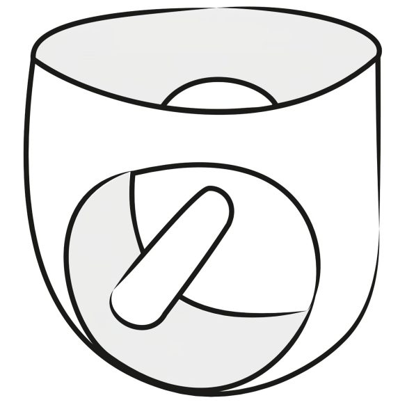 LATEX - Herren-Slip mit internem Anal-Dildo (schwarz)