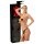 LATEX - Außenslip mit 2 Dildos - Schwarz (S-L)