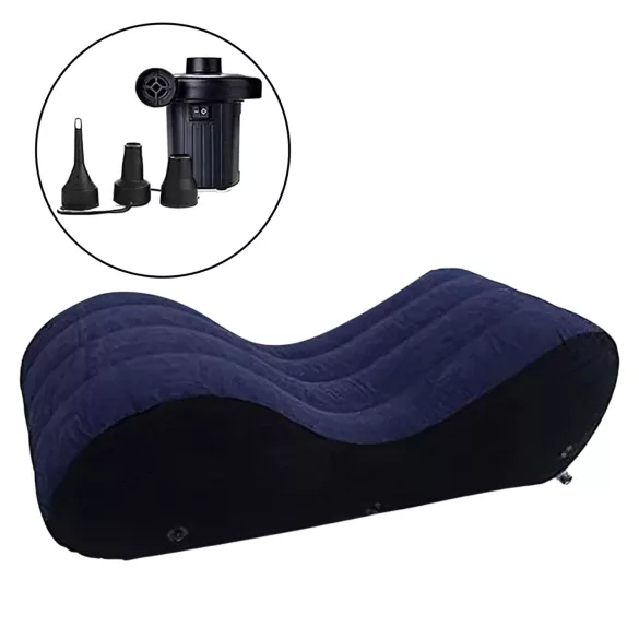 Magic Pillow - Aufblasbare Sex-Couch - groß (blau)