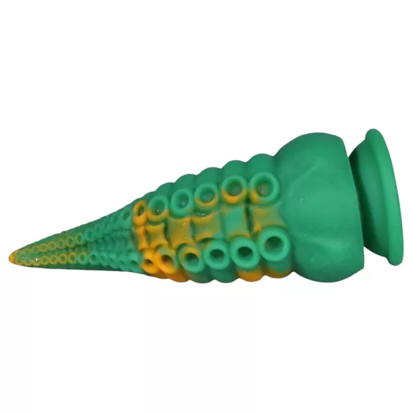 OgazR Octopuss - Tentakel-Dildo - 21 cm (grün-gelb)