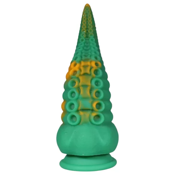 OgazR Octopuss - Tentakel-Dildo - 21 cm (grün-gelb)