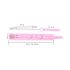 Gepolsterter BDSM Halsband & Leine (Rosa)