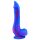 Inkipus - Silikondildo mit Hoden - 18cm (Blau-Pink)