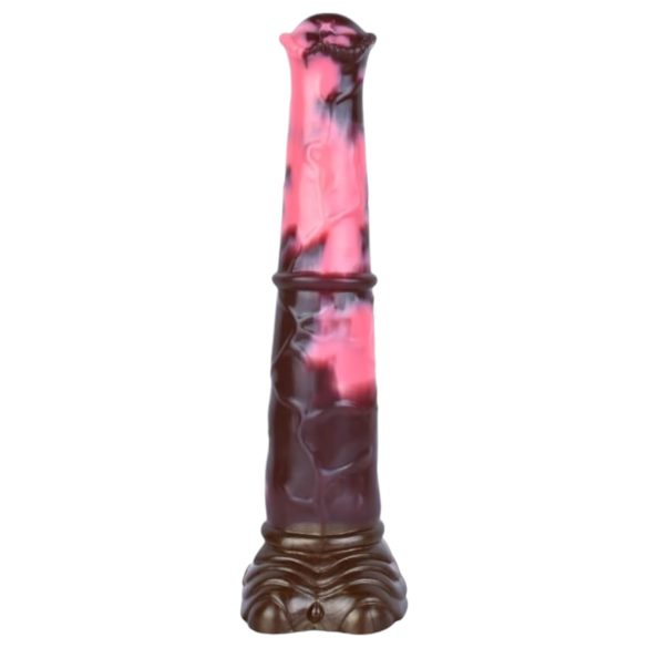 Bad Horse - Silikonpferdedildo 24cm (Braun-Pink)