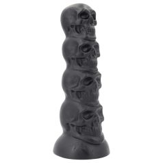 Toppedmonster - Totenkopf Dildo - 22 cm (schwarz)