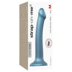   Strap-on-me Metallic Shine M - hautfreundlicher Dildo (metallisches Blau)