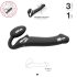 Strap-on-me M - Umschnallvibrator - Mittel (Schwarz)
