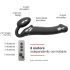 Strap-on-me M - Umschnallvibrator - Mittel (Schwarz)