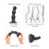 Strap-on-me Balls S - Kugeldildo mit Saugnapf (Schwarz)