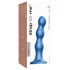 Strap-on-me Balls L - blauer Haft-Dildo mit Kugeln