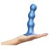 Strap-on-me Balls L - blauer Haft-Dildo mit Kugeln