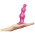 Strap-on-me Beads M - Perlen-Saugfuß-Dildo (pink)